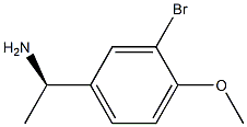 (1R)-1-(3-BROMO-4-METHOXYPHENYL)ETHANAMINE Struktur