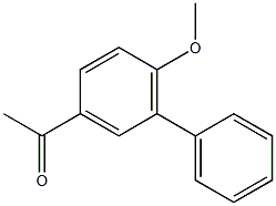 1-(6-METHOXY-1,1''-BIPHENYL-3-YL)ETHANONE Structure