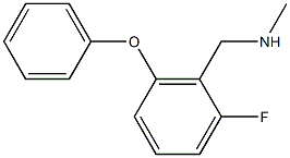 2-FLUORO-N-METHYL-6-PHENOXYBENZYLAMINE Structure