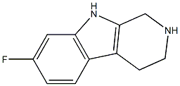 7-FLUORO-2,3,4,9-TETRAHYDRO-1H-BETA-CARBOLINE Structure