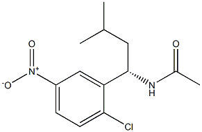 (S)-N-ACETYL-3-METHYL-1-(2-CHLORO-5-NITROPHENYL) BUTYLAMINE