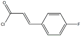 (E)-3-(4-FLUORO-PHENYL)-ACRYLOYL CHLORIDE 95% Structure