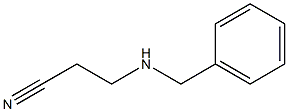 3-(BENZYLAMINO)PROPANENITRILE 化学構造式