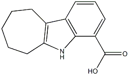 5,6,7,8,9,10-HEXAHYDROCYCLOHEPTA[B]INDOLE-4-CARBOXYLIC ACID Structure