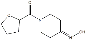 1-(TETRAHYDROFURAN-2-YLCARBONYL)PIPERIDIN-4-ONE OXIME Structure