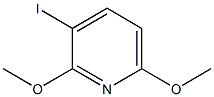 3-Iodo-2,6-dimethoxypyridine Structure
