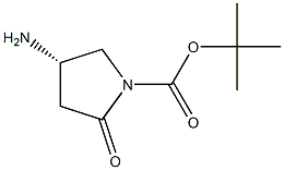 (S)-1-BOC-4-AMINO-2-PYRROLIDINONE Structure