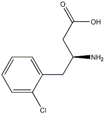(S)-3-AMINO-4-(2-CHLORO-PHENYL)-BUTYRIC ACID Structure