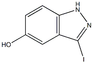 3-IODO-5-HYDROXYINDAZOLE Struktur