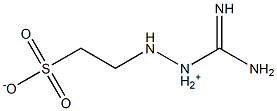 GUANADINIUMAMINOETHYLSULFONATE 化学構造式
