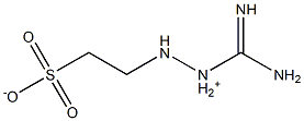 GUANADINIUMAMINOETHYLSULFONATE Structure