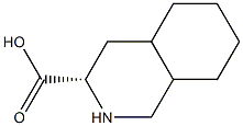 (S)-DECAHYDRO-3-ISOQUINOLINECARBOXYLIC ACID Struktur