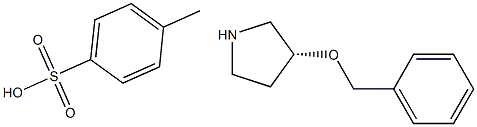 (R)-3-BENZYLOXY-PYRROLIDINE: TOLUENE-4-SULFONIC ACID Structure