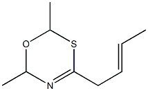4-[(2E)-But-2-Enyl]-2,6-Dimethyl-6H-1,3,5-Oxathiazine Struktur