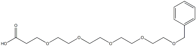 17-Phenyl-4,7,10,13,16-pentaoxa-heptadecanoic acid Struktur