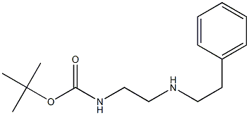 Tert-butyl 2-(phenethylamino)ethylcarbamate Structure