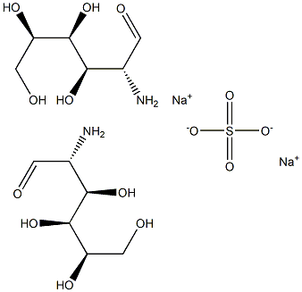 D-GLUCOSAMINE SODIUM SULPHATE Struktur