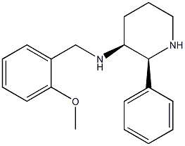 (2S,3S)-N-[(2-methoxyphenyl)methyl]-2-phenyl-piperidin-3-amine|