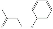 4-(フェニルチオ)-2-ブタノン 化学構造式