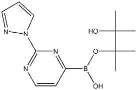 2-(1H-PYRAZOL-1-YL)PYRIMIDINE-4-BORONIC ACID PINACOL ESTER
