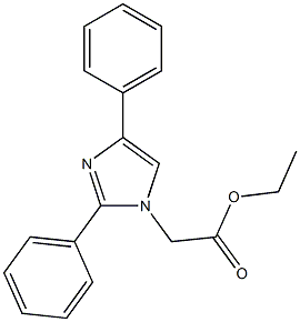 (2,4-DIPHENYL-IMIDAZOL-1-YL)-ACETIC ACID ETHYL ESTER Structure