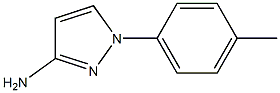 1-(4-メチルフェニル)-1H-ピラゾール-3-アミン 化学構造式