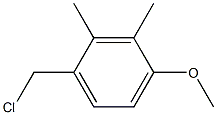 1-(CHLOROMETHYL)-4-METHOXY-2,3-DIMETHYLBENZENE Struktur
