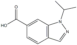 1-ISOPROPYL-1H-INDAZOLE-6-CARBOXYLIC ACID Structure