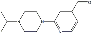2-(4-ISOPROPYLPIPERAZIN-1-YL)ISONICOTINALDEHYDE Structure