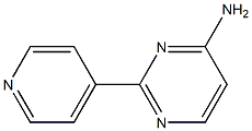 2-(4-PYRIDINY)-4-AMINOPYRIMIDINE 化学構造式