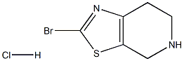 2-BROMO-4,5,6,7-TETRAHYDRO[1,3]THIAZOLO[5,4-C]PYRIDINE HYDROCHLORIDE Structure
