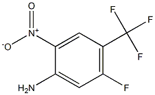 5-FLUORO-2-NITRO-4-(TRIFLUOROMETHYL)ANILINE Struktur