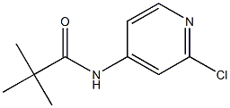 N-(2-CHLOROPYRIDIN-4-YL)-2,2-DIMETHYLPROPANAMIDE 结构式