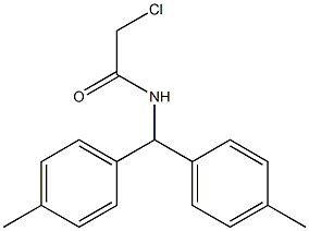 N-[BIS(4-METHYLPHENYL)METHYL]-2-CHLOROACETAMIDE Structure