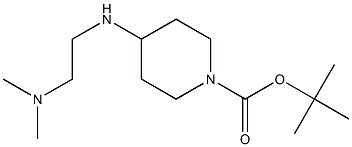 TERT-BUTYL 4-{[2-(DIMETHYLAMINO)ETHYL]AMINO}PIPERIDINE-1-CARBOXYLATE Structure