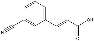 (2E)-3-(3-cyanophenyl)acrylic acid Struktur