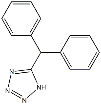 5-benzhydryl-1H-1,2,3,4-tetraazole Structure