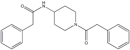  N1-[1-(2-phenylacetyl)-4-piperidyl]-2-phenylacetamide