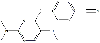  4-{[2-(dimethylamino)-5-methoxy-4-pyrimidinyl]oxy}benzenecarbonitrile