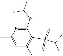 2-isopropoxy-3-(isopropylsulfonyl)-4,6-dimethylpyridine Structure