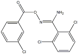 O1-(3-chlorobenzoyl)-2,6-dichlorobenzene-1-carbohydroximamide|
