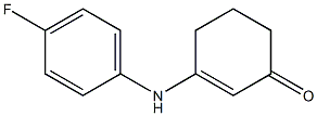 3-(4-fluoroanilino)-2-cyclohexen-1-one Structure