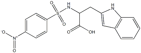 3-(1H-indol-2-yl)-2-{[(4-nitrophenyl)sulfonyl]amino}propanoic acid