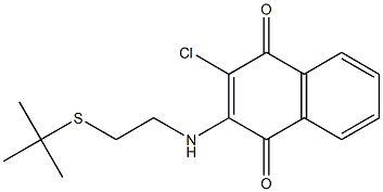 2-{[2-(tert-butylsulfanyl)ethyl]amino}-3-chloronaphthoquinone