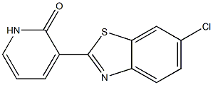 3-(6-chloro-1,3-benzothiazol-2-yl)-2(1H)-pyridinone Structure