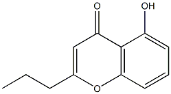 5-hydroxy-2-propyl-4H-chromen-4-one Structure