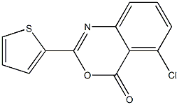 5-chloro-2-(2-thienyl)-4H-3,1-benzoxazin-4-one Structure