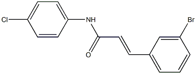  (E)-3-(3-bromophenyl)-N-(4-chlorophenyl)-2-propenamide