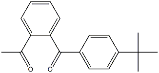 1-{2-[4-(tert-butyl)benzoyl]phenyl}ethan-1-one Structure