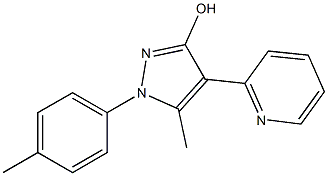 5-methyl-1-(4-methylphenyl)-4-(2-pyridinyl)-1H-pyrazol-3-ol